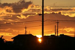 7月菜園からの夕日 041.jpg