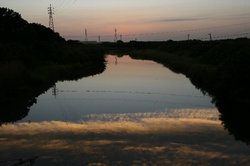 水辺のユウヤケ.jpg